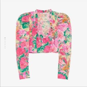 Zara floral crop top. NWT